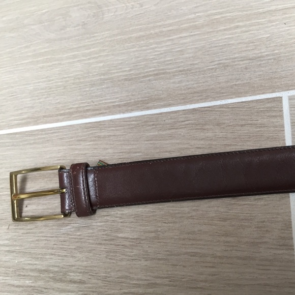 🌀Men’s 34” Brown Leather Trafalgar Belt🌀 - Picture 4 of 6